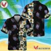Black Summer Floral Pabst Blue Ribbon Hawaiian Shirt, Best Summer Gifts For Fans - Vesles2014S
