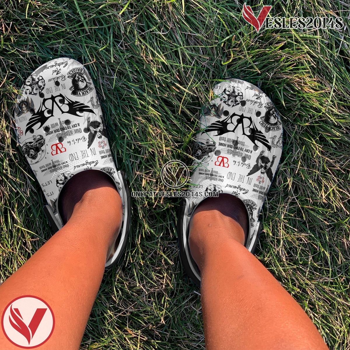 Black Veil Brides Music Crocs Crocband Clogs Shoes, Unique Gifts For Fans - Vesles2014S 3