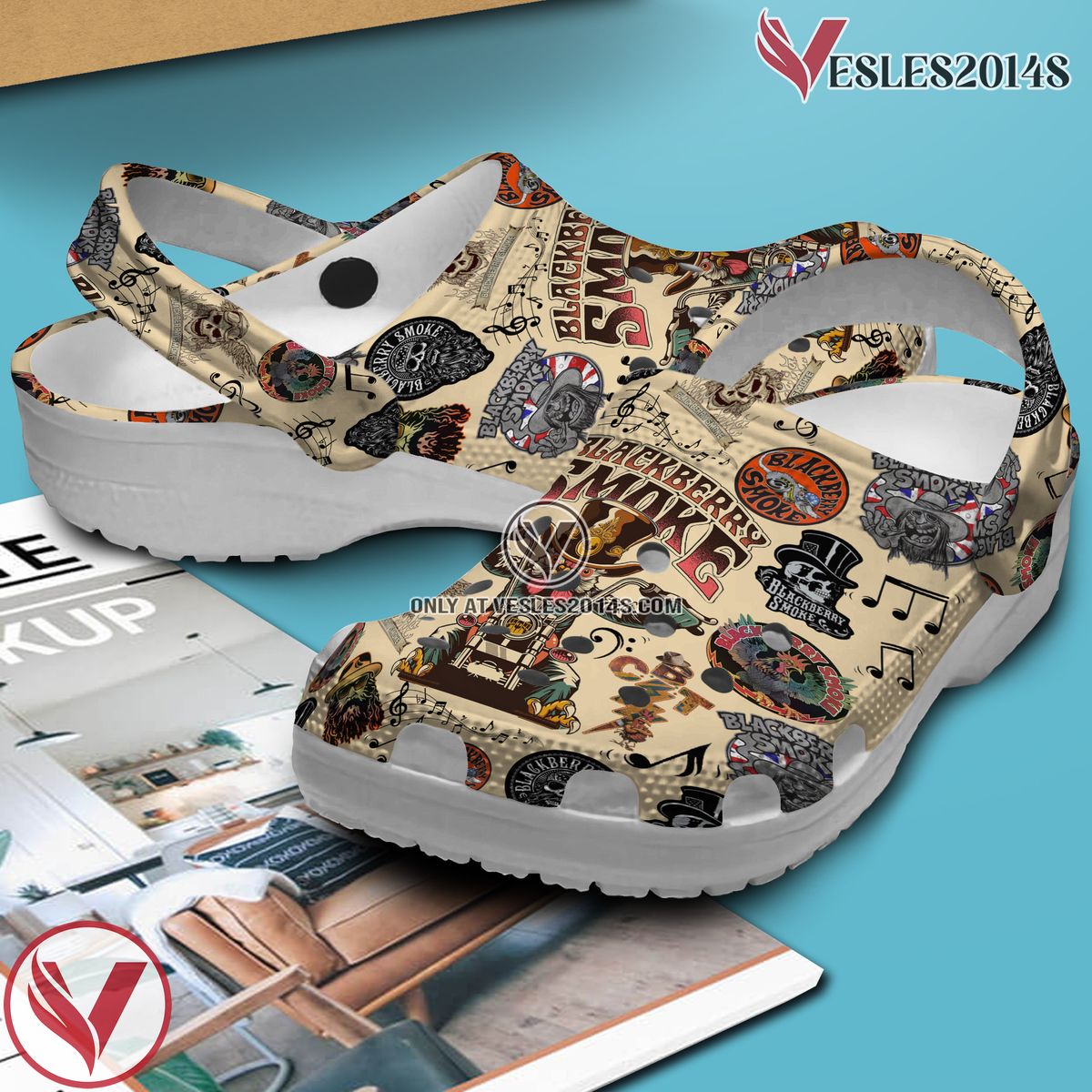 Blackberry Smoke Music Crocs Crocband Clogs Shoes, Unique Gifts For Fans Style 1 - Vesles2014S 3