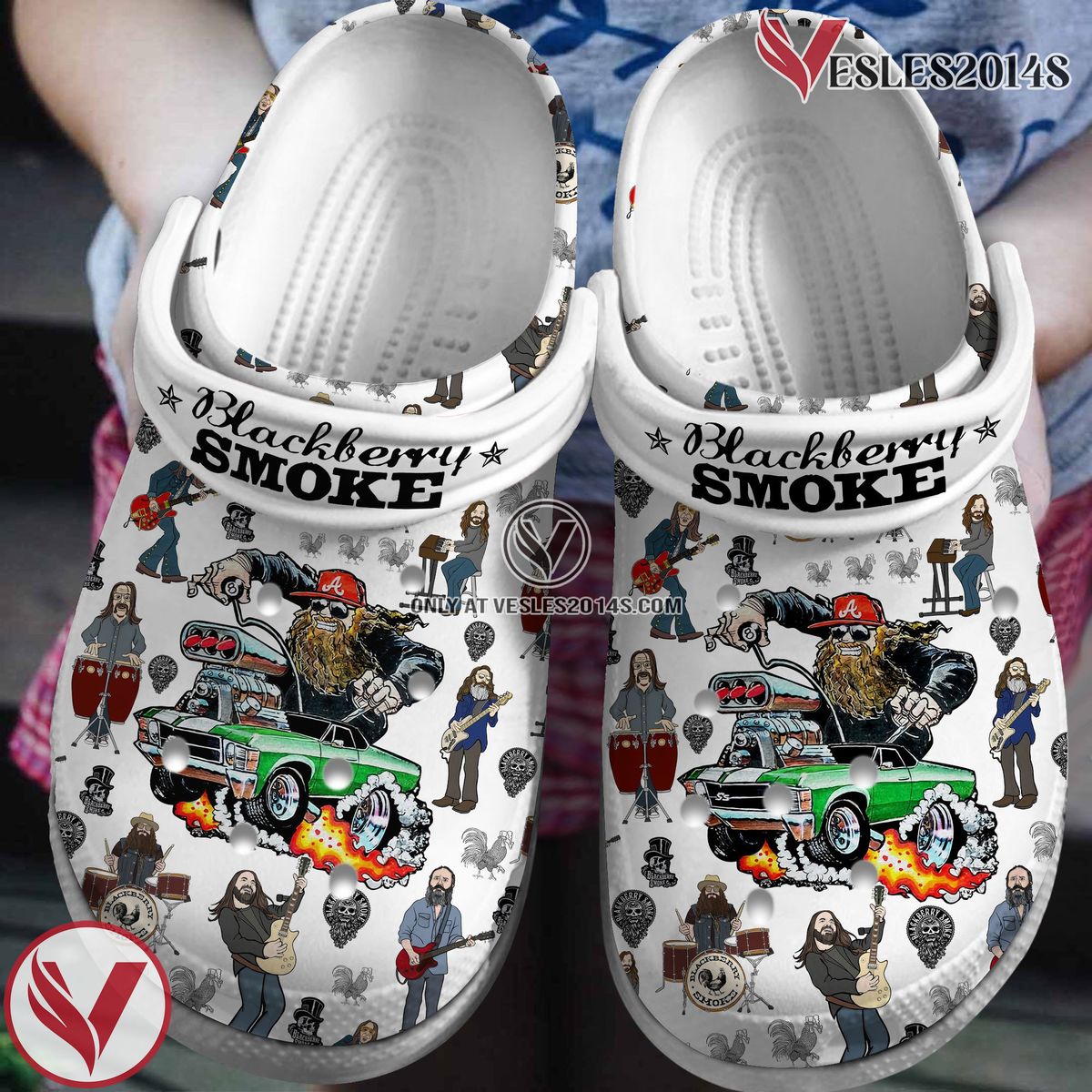 Blackberry Smoke Music Crocs Crocband Clogs Shoes, Unique Gifts For Fans Style 2 - Vesles2014S