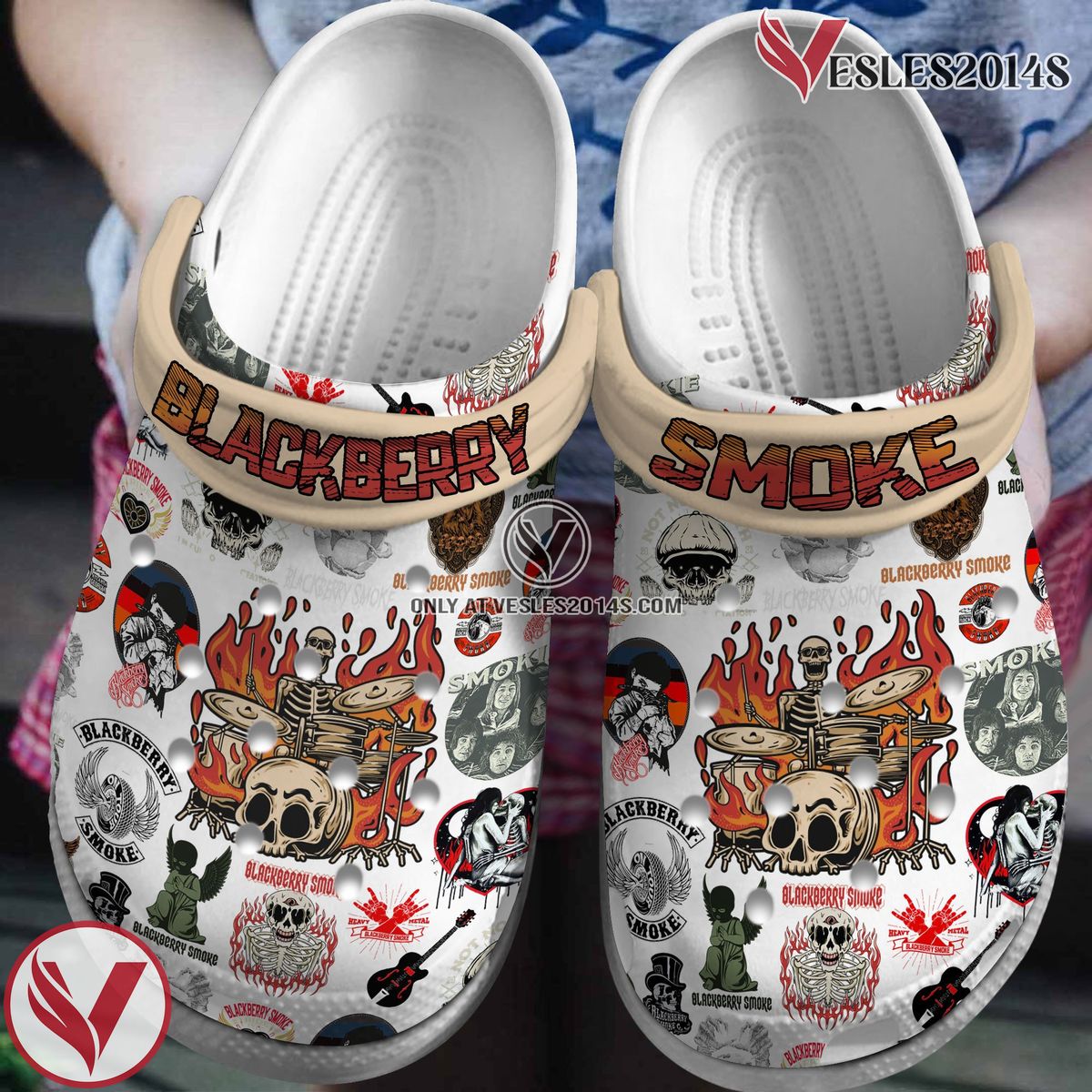 Blackberry Smoke Music Crocs Crocband Clogs Shoes, Unique Gifts For Fans Style 3 - Vesles2014S