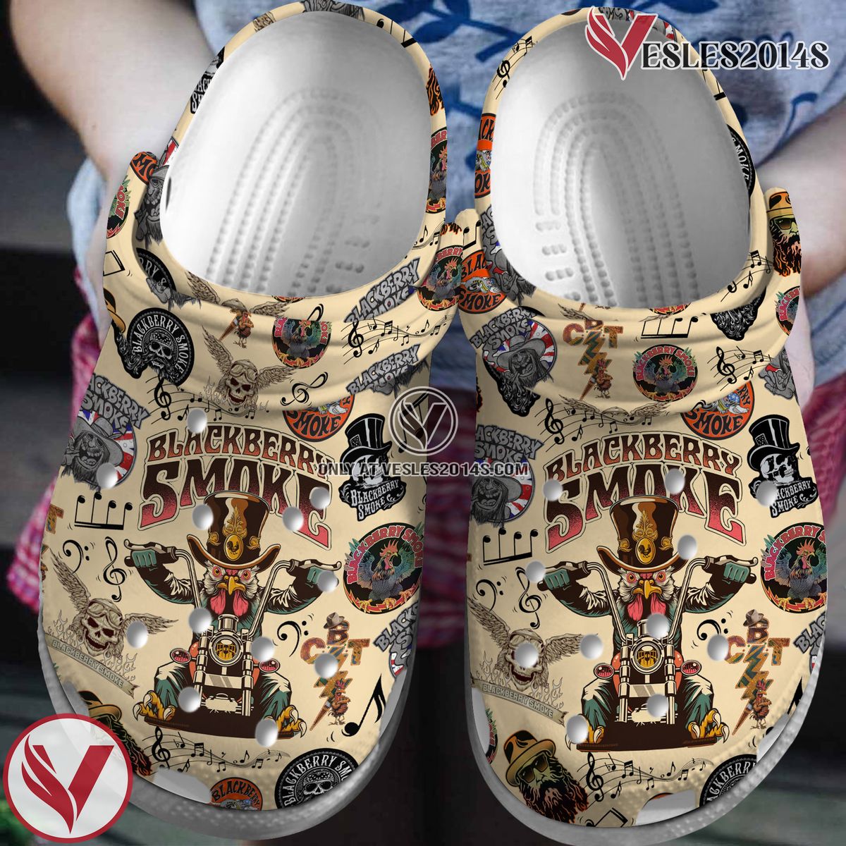 Blackberry Smoke Music Crocs Crocband Clogs Shoes, Unique Gifts For Fans Style 7 - Vesles2014S