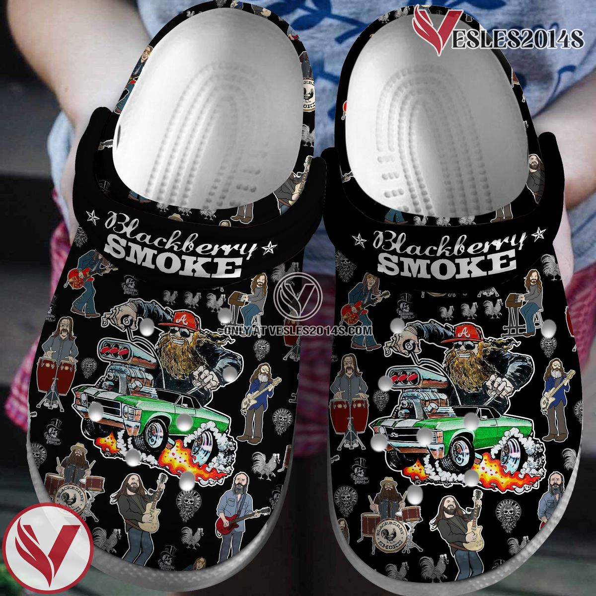 Blackberry Smoke Music Crocs Crocband Clogs Shoes, Unique Gifts For Fans Style 8 - Vesles2014S