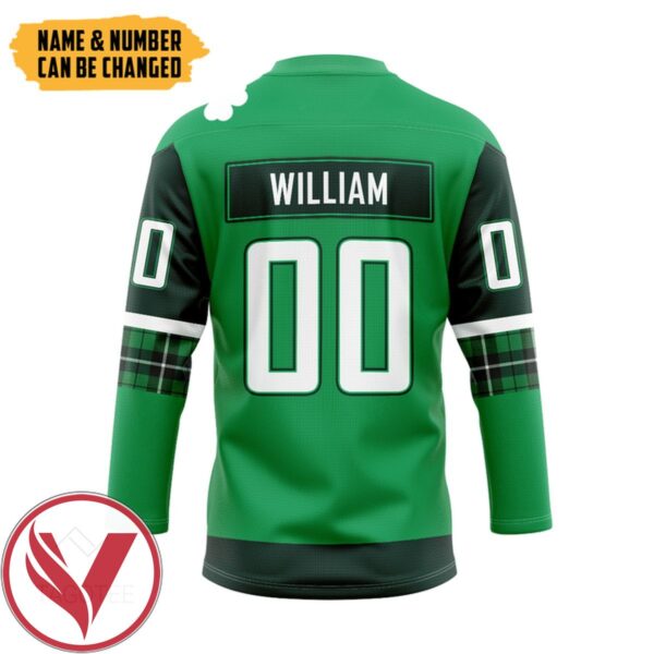 Blackhawks St. Patrick's Day Custom Name Custom Number Hockey Jersey, Trending Gifts For Fans - Vesles2014s 1