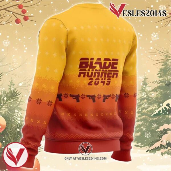 Blade Runner 2049 Ugly Christmas Sweater, Unique Christmas Gift For Fans - Vesles2014S 2