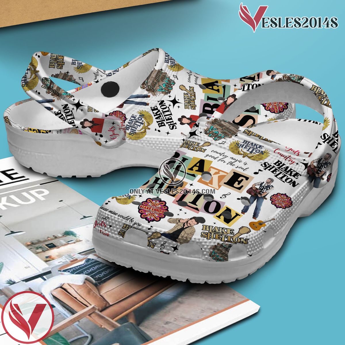 Blake Shelton Music Crocs Crocband Clogs Shoes, Unique Gifts For Fans Style 3 - Vesles2014S 2