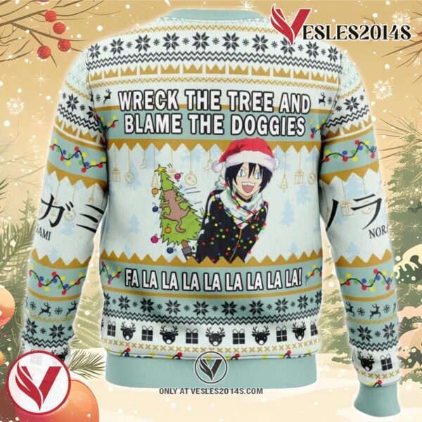 Blame The Doggies Norogami Ugly Christmas Sweater, Unique Christmas Gift For Fans - Vesles2014S 1