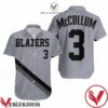 Blazers 3 Cj Mccollum 2020-21 Earned Edition Gray Jersey Inspired Style Hawaiian Shirt, Unique Gifts For Friends - Vesles2014S 1