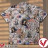 Blessed Mother With Gun And American Flag Veteran Hawaiian Shirt, Unique Gifts For Friends - Vesles2014S 1