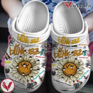 Blink-182 Band Music Crocs Crocband Clogs Shoes, Unique Gifts For Fans Style 1 - Vesles2014S