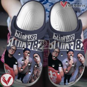 Blink-182 Band Music Crocs Crocband Clogs Shoes, Unique Gifts For Fans Style 2 - Vesles2014S