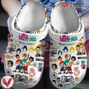 Blink-182 Music Band Crocs Crocband Clogs Shoes, Unique Gifts For Fans - Vesles2014S