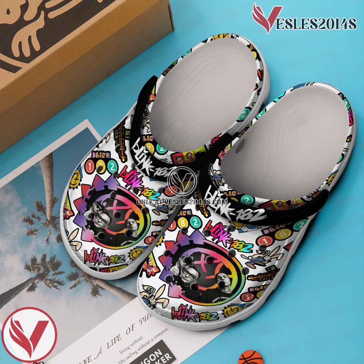 Blink 182 Music Crocs Crocband Clogs Shoes, Unique Gifts For Fans Style 14 - Vesles2014S 2
