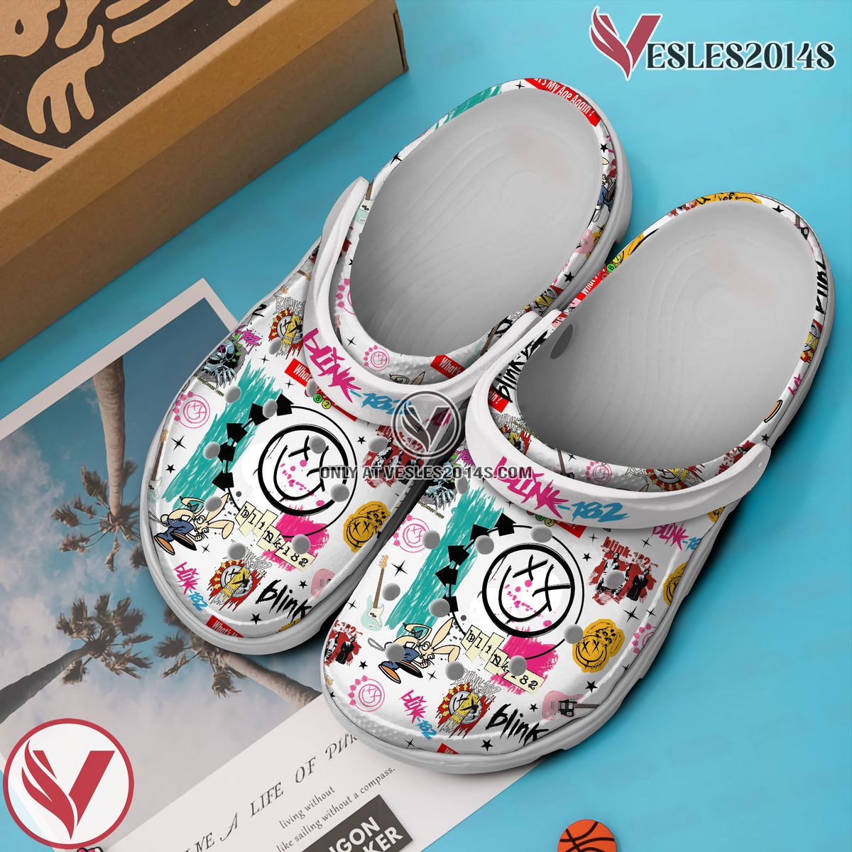 Blink 182 Music Crocs Crocband Clogs Shoes, Unique Gifts For Fans Style 15 - Vesles2014S 3