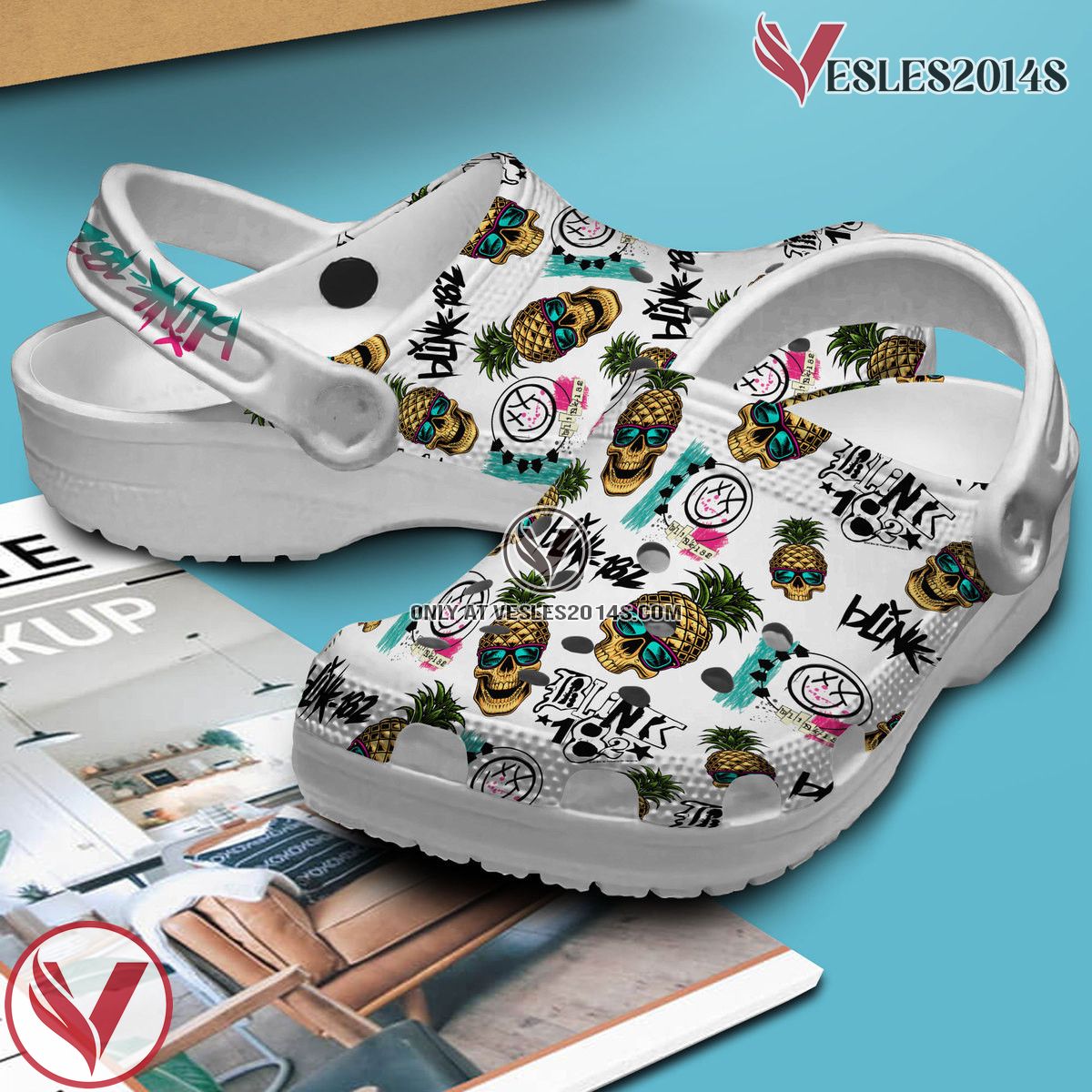 Blink 182 Music Crocs Crocband Clogs Shoes, Unique Gifts For Fans Style 16 - Vesles2014S 2