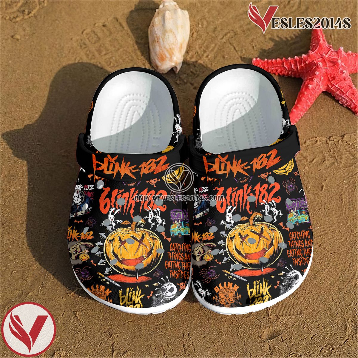 Blink 182 Music Crocs Crocband Clogs Shoes, Unique Gifts For Fans Style 17 - Vesles2014S 4