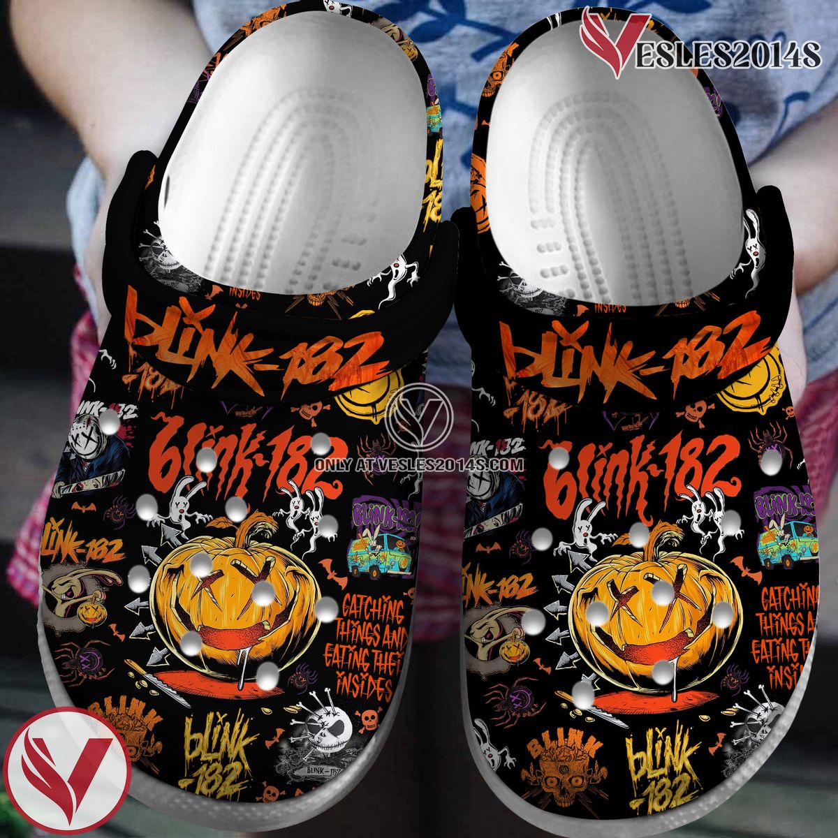 Blink 182 Music Crocs Crocband Clogs Shoes, Unique Gifts For Fans Style 17 - Vesles2014S