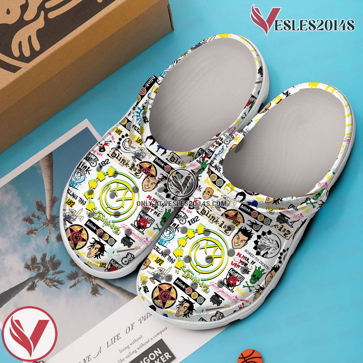 Blink 182 Music Crocs Crocband Clogs Shoes, Unique Gifts For Fans Style 3 - Vesles2014S 2