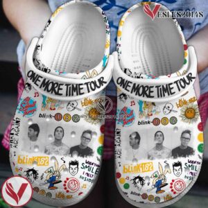 Blink 182 Music Crocs Crocband Clogs Shoes, Unique Gifts For Fans Style 35 - Vesles2014S