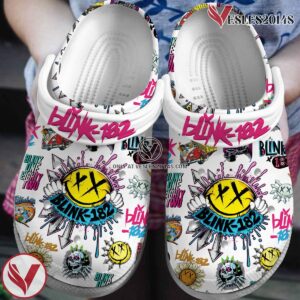 Blink-182 Music Crocs Crocband Clogs Shoes, Unique Gifts For Fans Style 4 - Vesles2014S