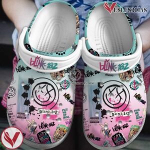 Blink 182 Music Crocs Crocband Clogs Shoes, Unique Gifts For Fans Style 5 - Vesles2014S