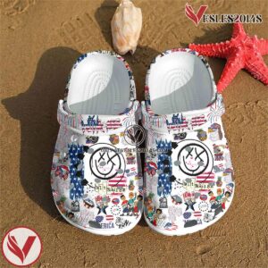Blink 182 MusicCrocs Crocband Clogs Shoes, Unique Gifts For Fans Style 1 - Vesles2014S
