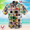 Block Faces Minecraft Hawaiian Button Up Shirt, Perfect Gifts For Anime Lovers - Vesles2014S