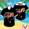 Blondie The Debut Studio Album Cover Black Hawaiian Shirt, Unique Gifts For Music Lovers - Vesles2014S