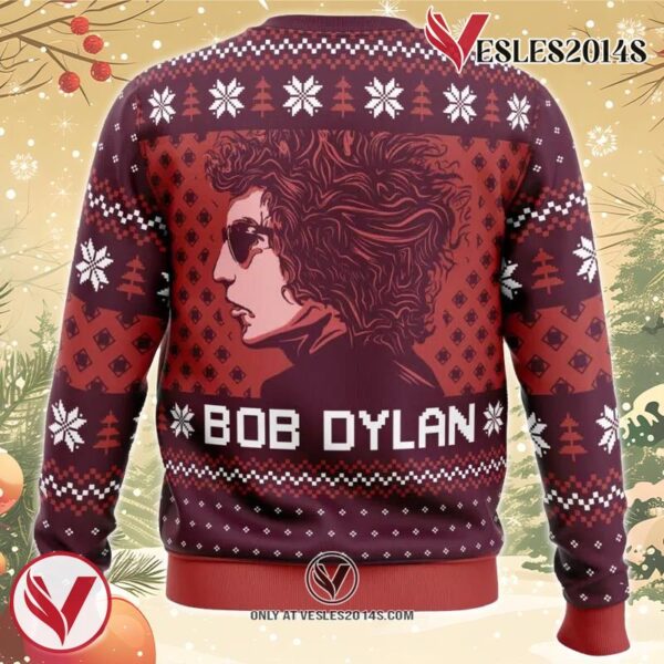 Blood on the Tracks Bob Dylan Ugly Christmas Sweater, Unique Christmas Gift For Fans - Vesles2014S 1