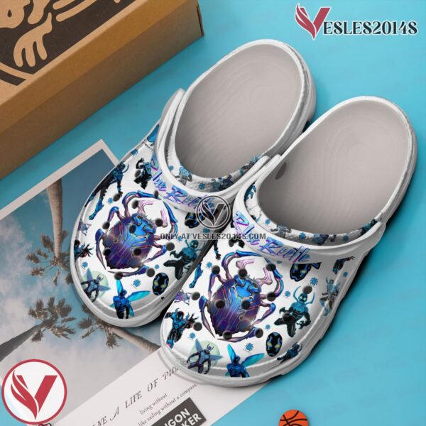 Blue Beetle Movie Crocs Crocband Clogs Shoes Comfortable For Men Women and Kids Style 1 - Vesles2014S 2