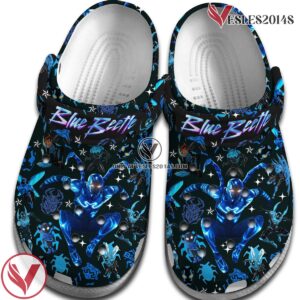 Blue Beetle Movie Crocs Crocband Clogs Shoes Comfortable For Men Women and Kids Style 2 - Vesles2014S 2
