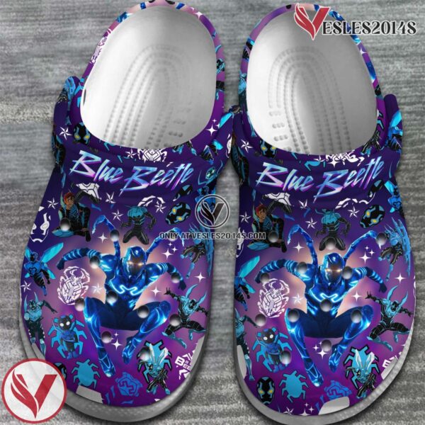 Blue Beetle Movie Crocs Crocband Clogs Shoes Comfortable For Men Women and Kids Style 3 - Vesles2014S 2