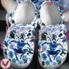 Blue Beetle Movie Crocs Crocband Clogs Shoes Comfortable For Men Women and Kids Style 4 - Vesles2014S