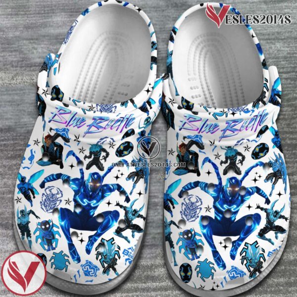 Blue Beetle Movie Crocs Crocband Clogs Shoes Comfortable For Men Women and Kids Style 4 - Vesles2014S 2