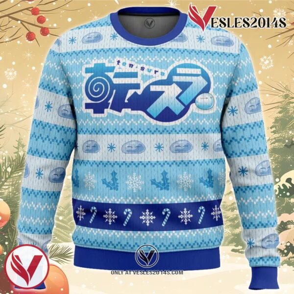 Blue Christmas That time I got reincarnated as a slime Christmas Sweater