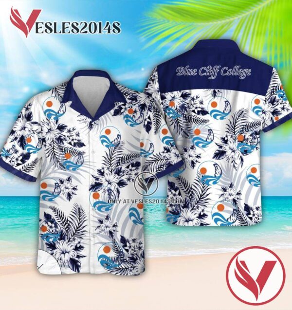 Blue Cliff Career College Logo Short Sleeve Shirt, Perfect Gifts Idea In Holiday - Vesles2014S 1