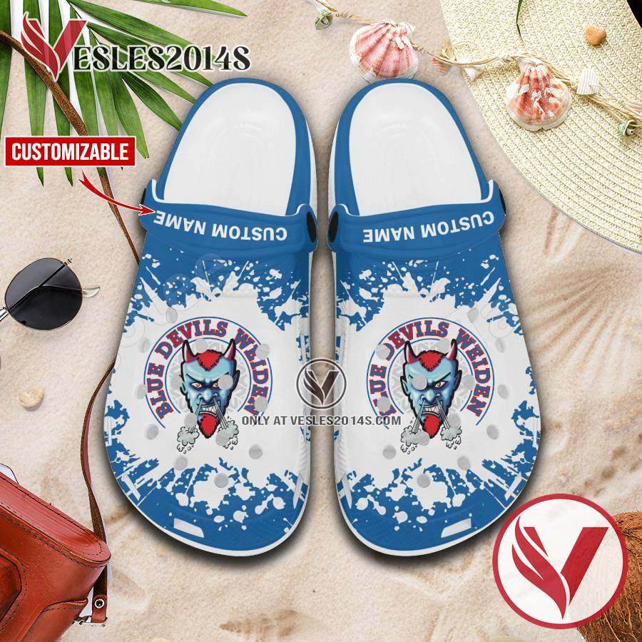 Blue Devils Weiden Personalized Crocs Clogs, Unique Footwear For Fans 1