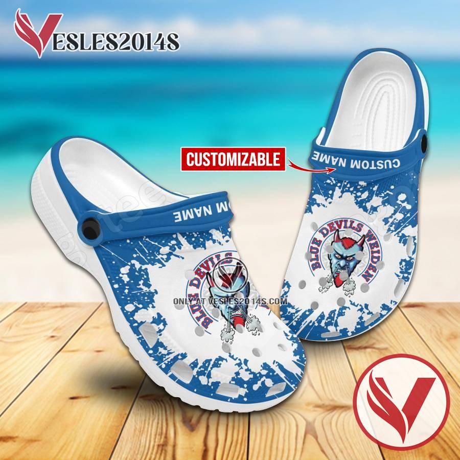 Blue Devils Weiden Personalized Crocs Clogs, Unique Footwear For Fans