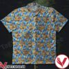 Blue Flowers Brown Camo Hawaiian Shirt, Unique Gifts For Friends - Vesles2014S 1