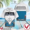 Blue Hippie Volkswagen Bus Hawaiian Shirt, Unique Gifts For Friends - Vesles2014S 1