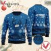 Blue Keystone Light Reindeer Snowy Christmas Sweater, Unique Winter Outfits For Fans - Vesles2014S  1