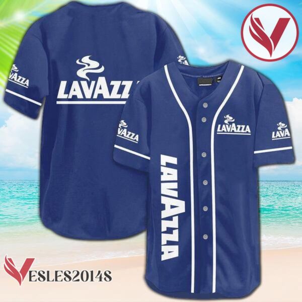 Blue Lavazza Coffee Baseball Jersey, Perfect Gifts For Fans - Vesles2014S