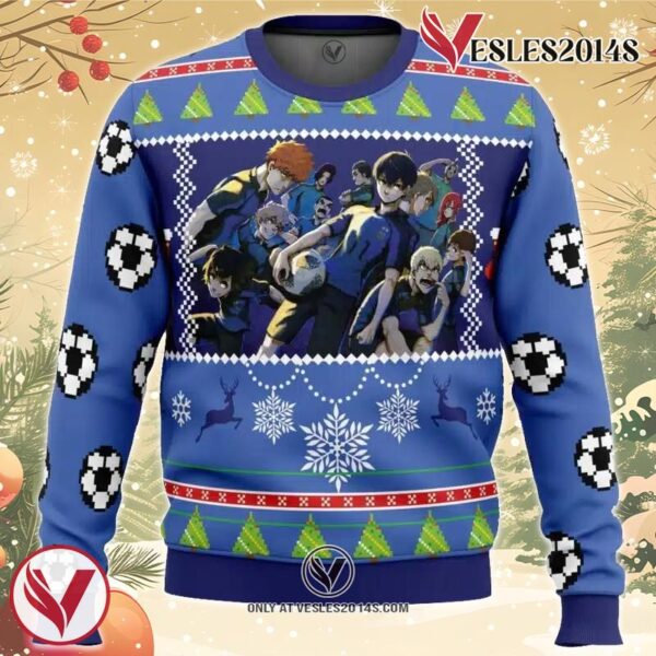 Blue Lock Ugly Christmas Sweater, Unique Christmas Gift For Fans - Vesles2014S