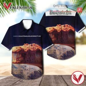Blue Oyster Cult Band Cultosaurus Erectus Album Hawaiian Shirt, Best Gift For Music Lovers Vesles2014S