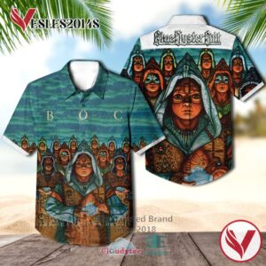 Blue Oyster Cult Band Fire Of Unknown Origin Album Hawaiian Shirt, Best Gift For Music Lovers Vesles2014S