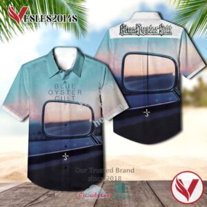 Blue Oyster Cult Band Mirrors Album Hawaiian Shirt, Best Gift For Music Lovers Vesles2014S