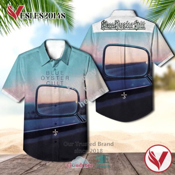 Blue Oyster Cult Band Mirrors Album Hawaiian Shirt, Best Gift For Music Lovers Vesles2014S
