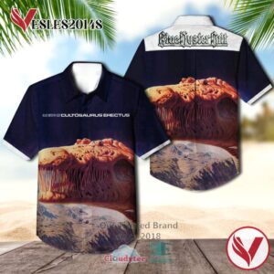 Blue Oyster Cult Cultosaurus Erectus Black Album Casual Hawaiian Shirt, Best Gift For Music Lovers Vesles2014S