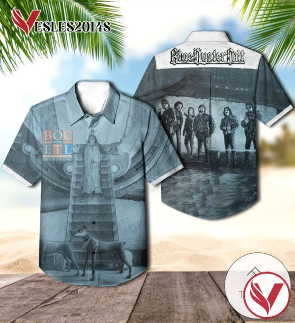 Blue Oyster Cult Extraterrestrial Live Album Cover Hawaiian Shirt, Best Gift For Music Lovers Vesles2014S