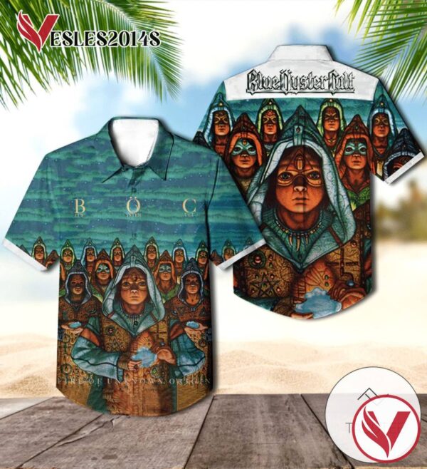 Blue Oyster Cult Fire Of Unknown Origin Album Cover Hawaiian Shirt, Best Gift For Music Lovers Vesles2014S
